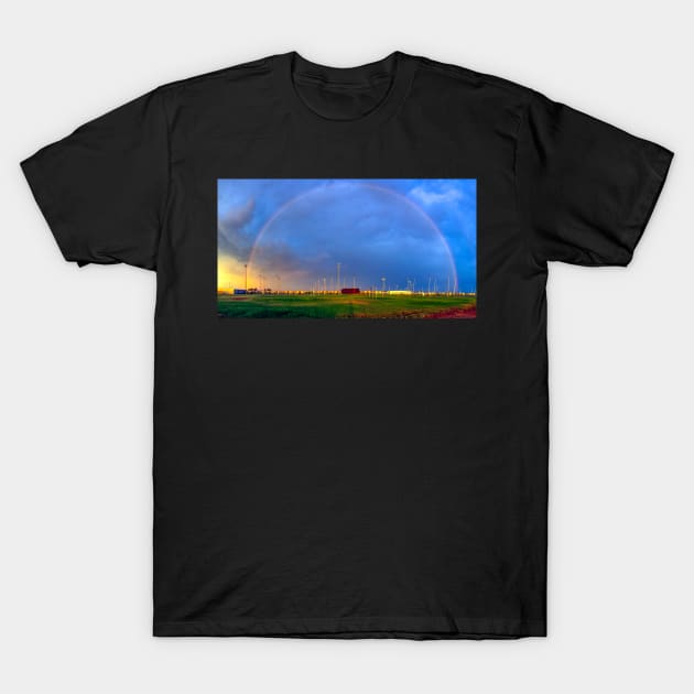 rainbow panorama T-Shirt by likbatonboot